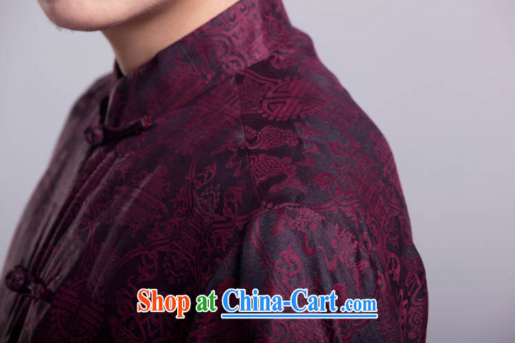 Double-fish men's Chinese summer, older Chinese Hong Kong cloud yarn shirt silk short-sleeved tray snaps, such as for the 185 / 104 (XXXL) pictures, price, brand platters! Elections are good character, the national distribution, so why buy now enjoy more preferential! Health