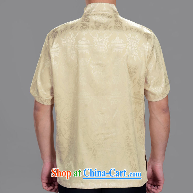 Double-fish and longevity, older men with short summer short-sleeved T-shirt and Chinese silk 2014 summer shirt silver 185/104 A (XXXL) pictures, price, brand platters! Elections are good character, the national distribution, so why buy now enjoy more preferential! Health