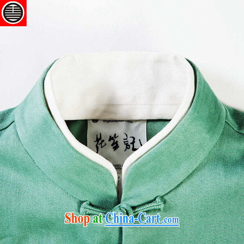 Take Your Excellency's style in a new 9-Color deer Chinese style men's T-shirt trend loaded with pure cotton stretch Sau San Tong with white tea - only T-shirt XL, Sheng (HUSENJI), online shopping