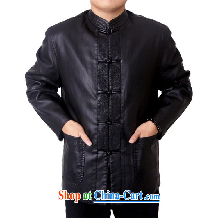 Package-ying, Mr Rafael Hui, and replace the collar high quality thick leather jacket and a leather Chinese Chinese, for Chinese PU jacket 818 black 190 pictures, price, brand platters! Elections are good character, the national distribution, so why buy now enjoy more preferential! Health
