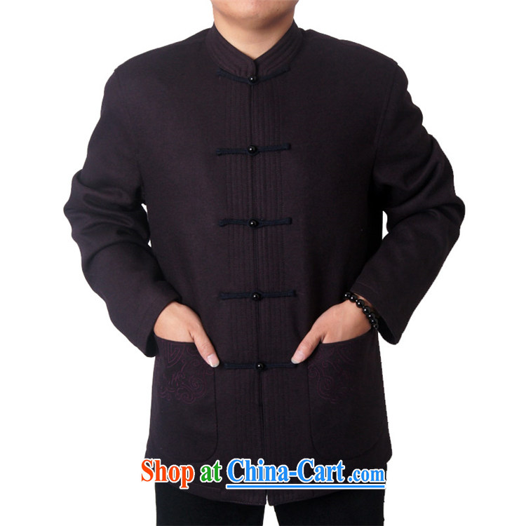 The British, Mr Rafael Hui, middle-aged and older blessed birthday fall and winter with Chinese men and upscale jacket wool Chinese, for Tang jackets 1497 dark blue 190 pictures, price, brand platters! Elections are good character, the national distribution, so why buy now enjoy more preferential! Health