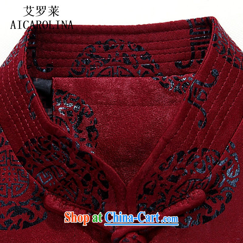 The Luo in older Chinese men and long-sleeved dress men's Chinese wedding with his father's birthday Chinese men and maroon M, the Tony Blair (AICAROLINA), shopping on the Internet