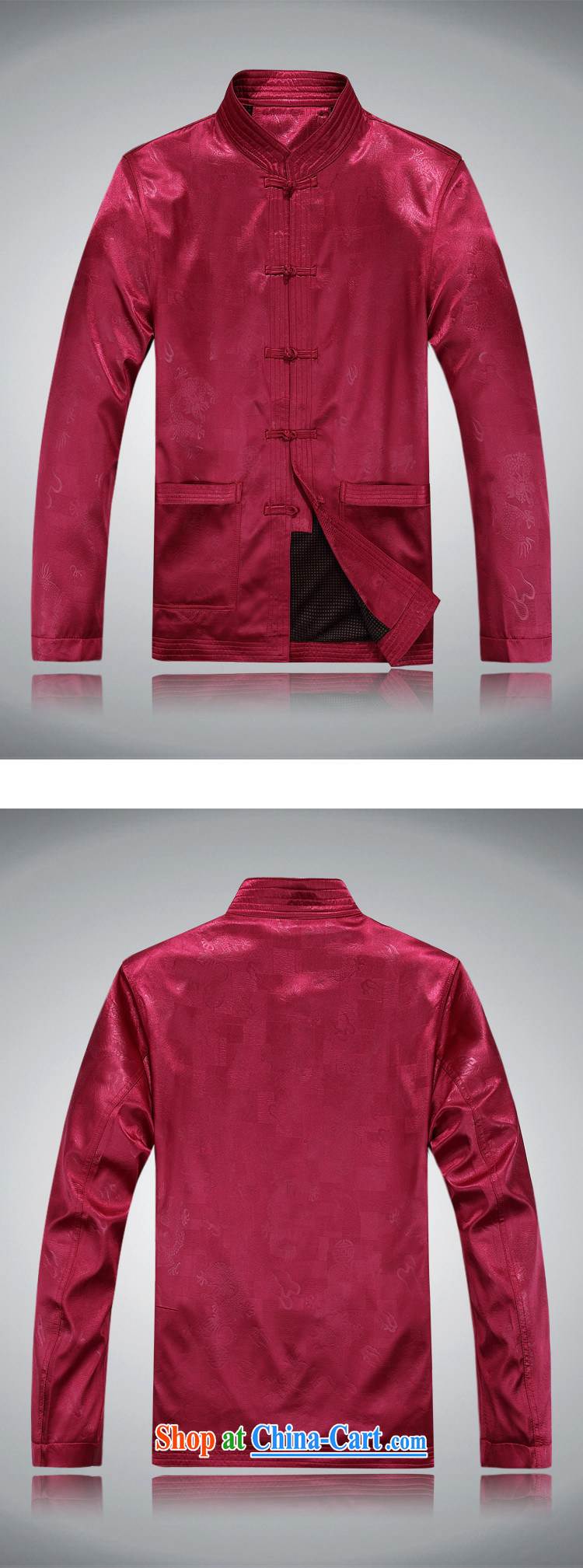 The Honorable Henry Tang, the jacket men, older Tang jackets Chinese, for the elderly, the fall arrest jacket T-shirt red L pictures, price, brand platters! Elections are good character, the national distribution, so why buy now enjoy more preferential! Health