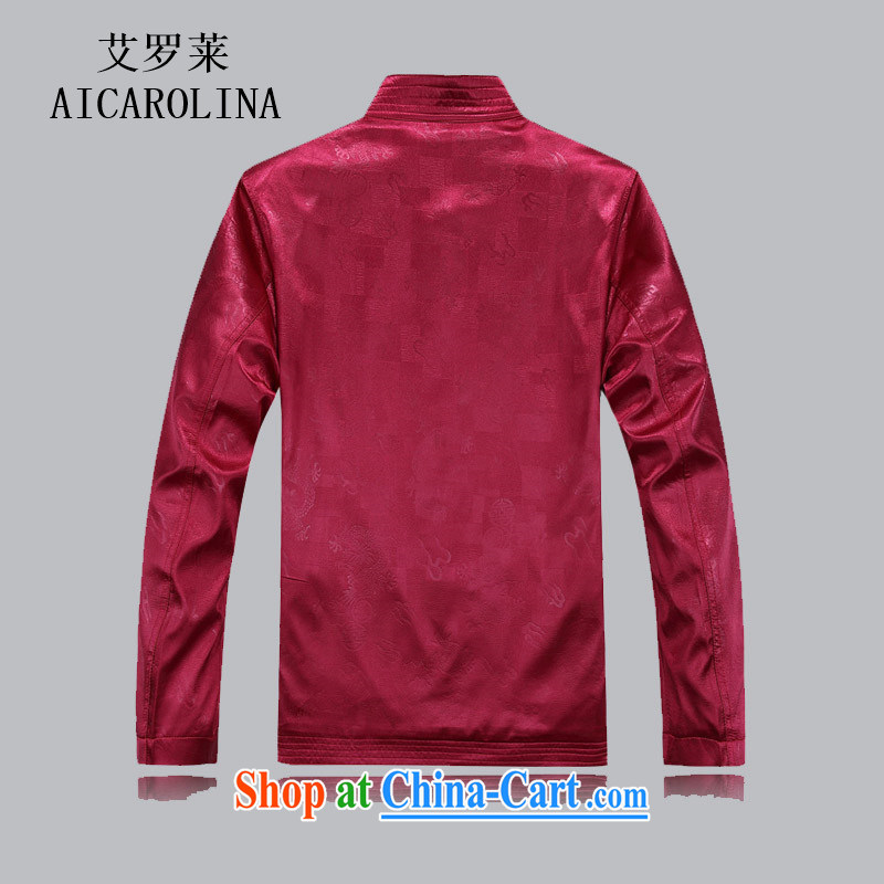 The Honorable Henry Tang, the jacket men, older Tang jackets Chinese, for the elderly, the fall arrest jacket T-shirt red L, the Tony Blair (AICAROLINA), shopping on the Internet