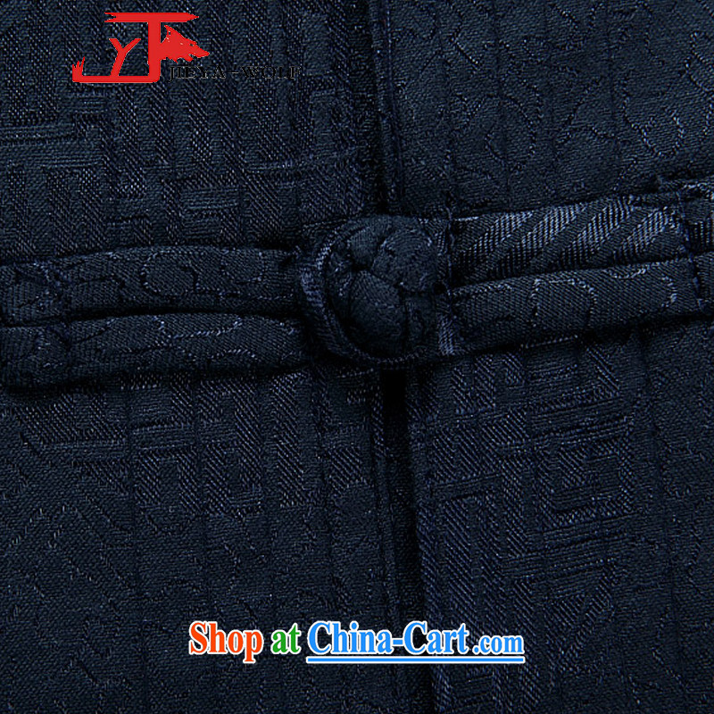 JIEYA - WOLF new kit Chinese men's long-sleeved spring jacket men loaded spring stylish lounge 1000 Jubilee China wind Tang blue a 180/XL, JIEYA - WOLF, shopping on the Internet