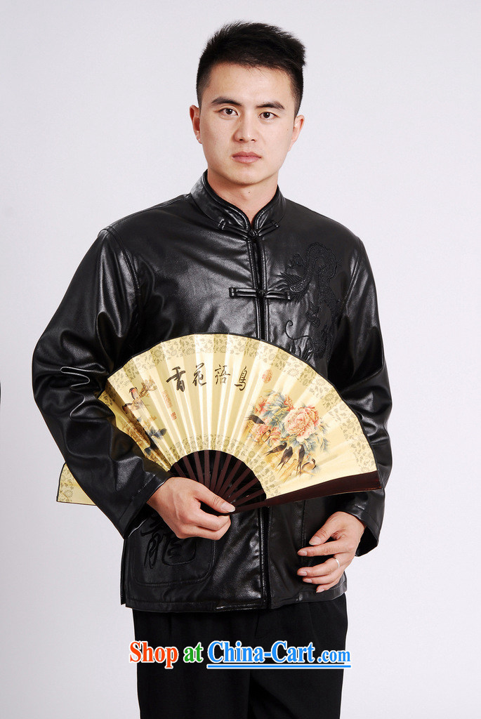 An Jing Tang replacing men long-sleeved jacket Tang fitted T-shirt men's leather jacket water marten hairs Tang with leather jacket and lint-free cloth yellow XXXL pictures, price, brand platters! Elections are good character, the national distribution, so why buy now enjoy more preferential! Health