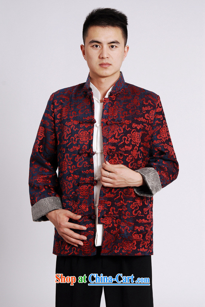 An Jing Tang replacing men long-sleeved jacket Tang fitted T-shirt men's jackets Tang replacing the cotton thick black XXXL pictures, price, brand platters! Elections are good character, the national distribution, so why buy now enjoy more preferential! Health