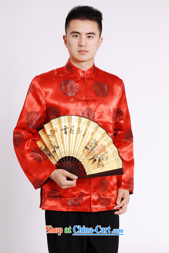 Jing An older Chinese, for Chinese wind dress the life jackets wedding service performance service Chinese men and chinese red XXL pictures, price, brand platters! Elections are good character, the national distribution, so why buy now enjoy more preferential! Health