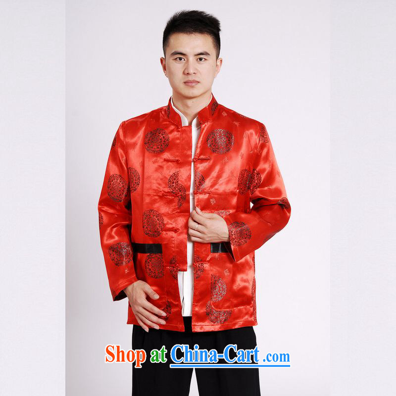 Jing An older Chinese, for Chinese wind dress the life jackets wedding service performance service Chinese men and chinese red XXL, an Jing, shopping on the Internet