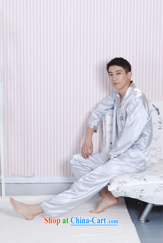 An Jing Tang replacing men long-sleeved dress men damask Tang fitted Pajama Set - A gray XXL pictures, price, brand platters! Elections are good character, the national distribution, so why buy now enjoy more preferential! Health