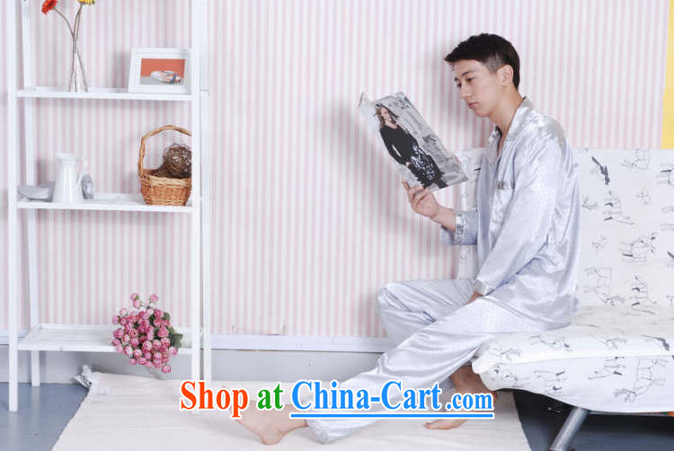 An Jing Tang replacing men long-sleeved dress men damask Tang fitted Pajama Set - A gray XXL pictures, price, brand platters! Elections are good character, the national distribution, so why buy now enjoy more preferential! Health