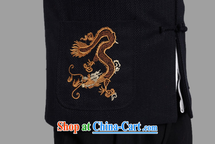And Jing Ge men Tang jackets, for embroidery Chinese Dragon Chinese men's long-sleeved dress - blue A XXXL pictures, price, brand platters! Elections are good character, the national distribution, so why buy now enjoy more preferential! Health