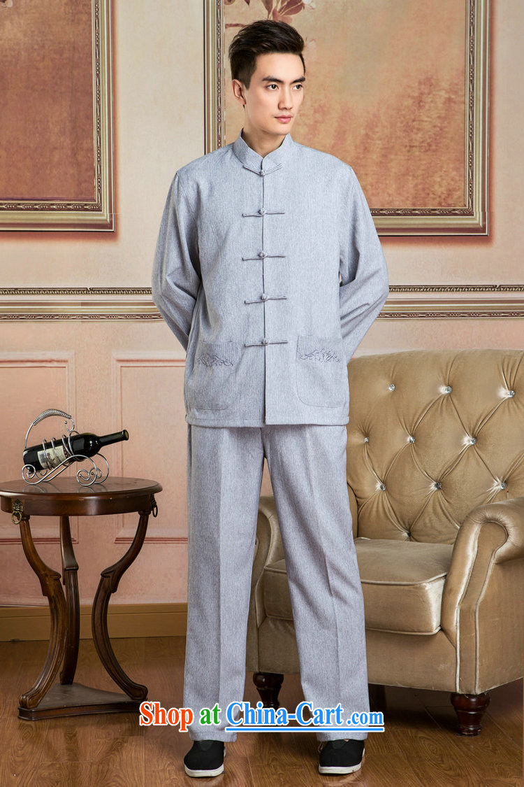 An Jing Tang replacing men long-sleeved jacket, collar cotton linen Tang package loaded T-shirt Kung Fu Tai Chi Kit Kit - 3 Kit XXL pictures, price, brand platters! Elections are good character, the national distribution, so why buy now enjoy more preferential! Health