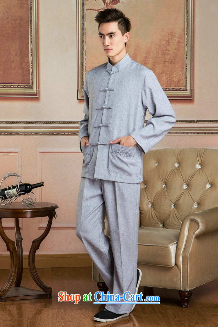 An Jing Tang replacing men long-sleeved jacket, collar cotton linen Tang package loaded T-shirt Kung Fu Tai Chi Kit Kit - 3 Kit XXL pictures, price, brand platters! Elections are good character, the national distribution, so why buy now enjoy more preferential! Health
