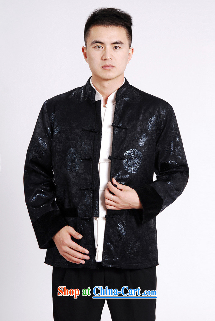 And Jing Ge Chinese men long-sleeved jacket Tang Replace T-shirt men's jacket water marten hairs Tang with the cotton Thick Red XXXL pictures, price, brand platters! Elections are good character, the national distribution, so why buy now enjoy more preferential! Health