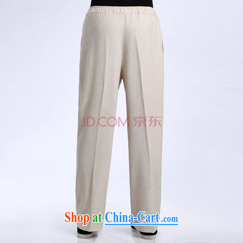 The frequency men's short pants Elasticated waist cotton linen trousers have been legged pants pants - 1 pants XXL, the bandwidth, and shopping on the Internet