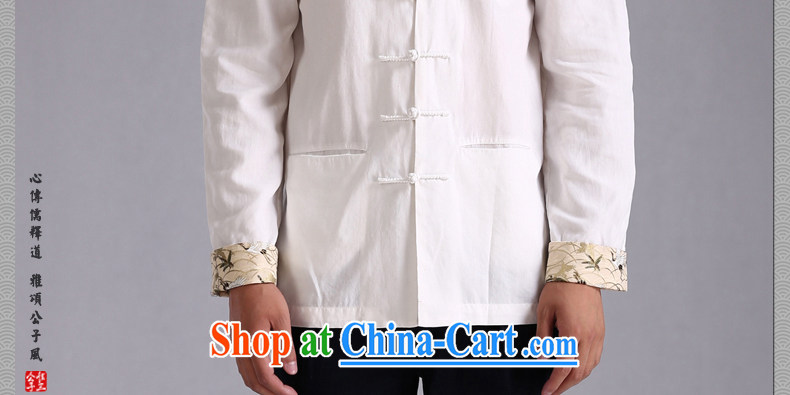 Only 3 Chinese wind Hak Ming Day, MA-tie long-sleeved T-shirt Chinese casual linen and cotton the Chinese shirt and trendy Black Movement (XXL) pictures, price, brand platters! Elections are good character, the national distribution, so why buy now enjoy more preferential! Health