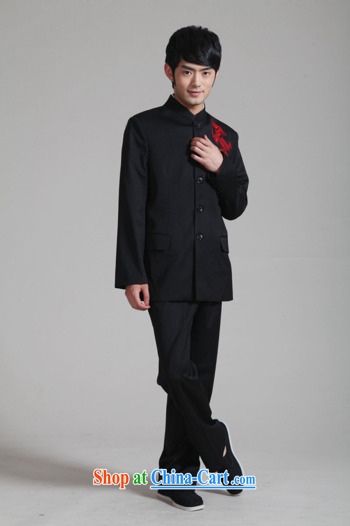 Jing contributed men and smock collar Korean Beauty suit coats the groom wedding dress Kit - 1 black XXXL pictures, price, brand platters! Elections are good character, the national distribution, so why buy now enjoy more preferential! Health
