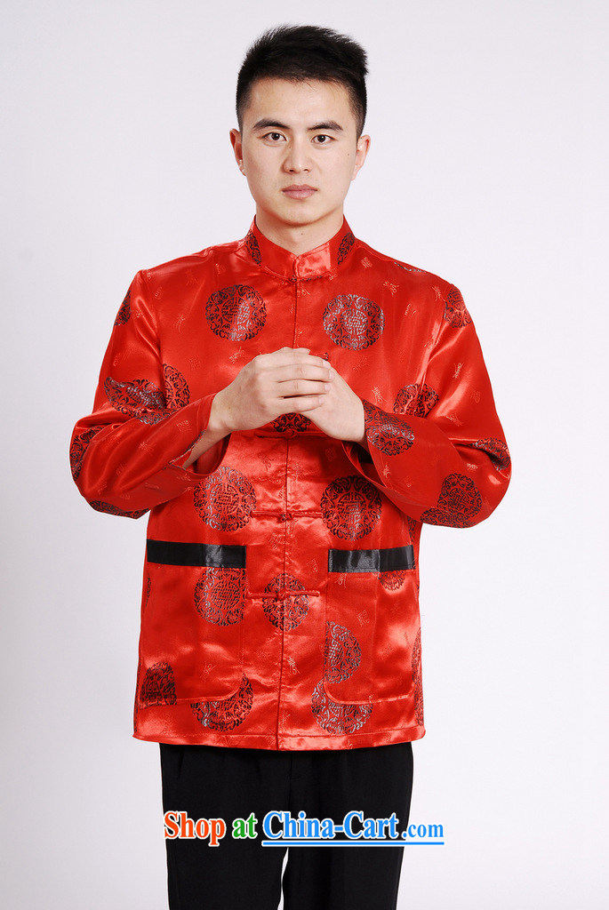 The frequency, older Chinese, for Chinese wind dress the life jackets wedding service performance service Chinese men and chinese red XXL pictures, price, brand platters! Elections are good character, the national distribution, so why buy now enjoy more preferential! Health
