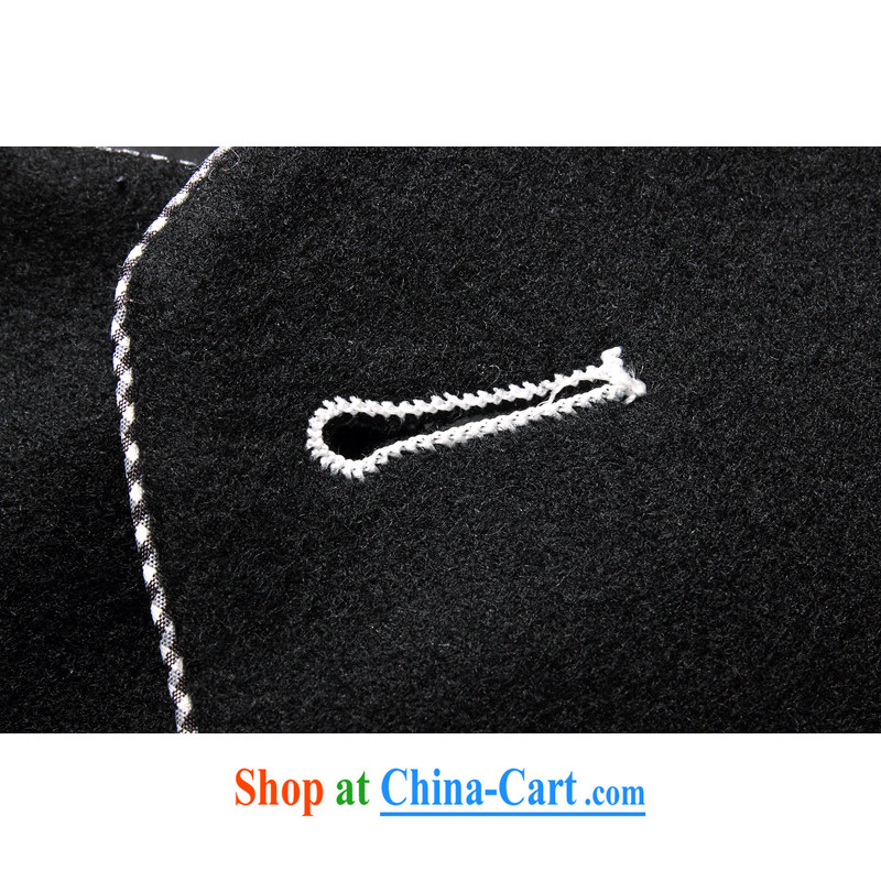The AFS jeep Afs Jeep suit Male smock, for cultivating wool that suits Leisure Suit Chinese jacket Large, black 52 165 recommended that Jack left, and the AFS Roma (AFS JEEP), online shopping
