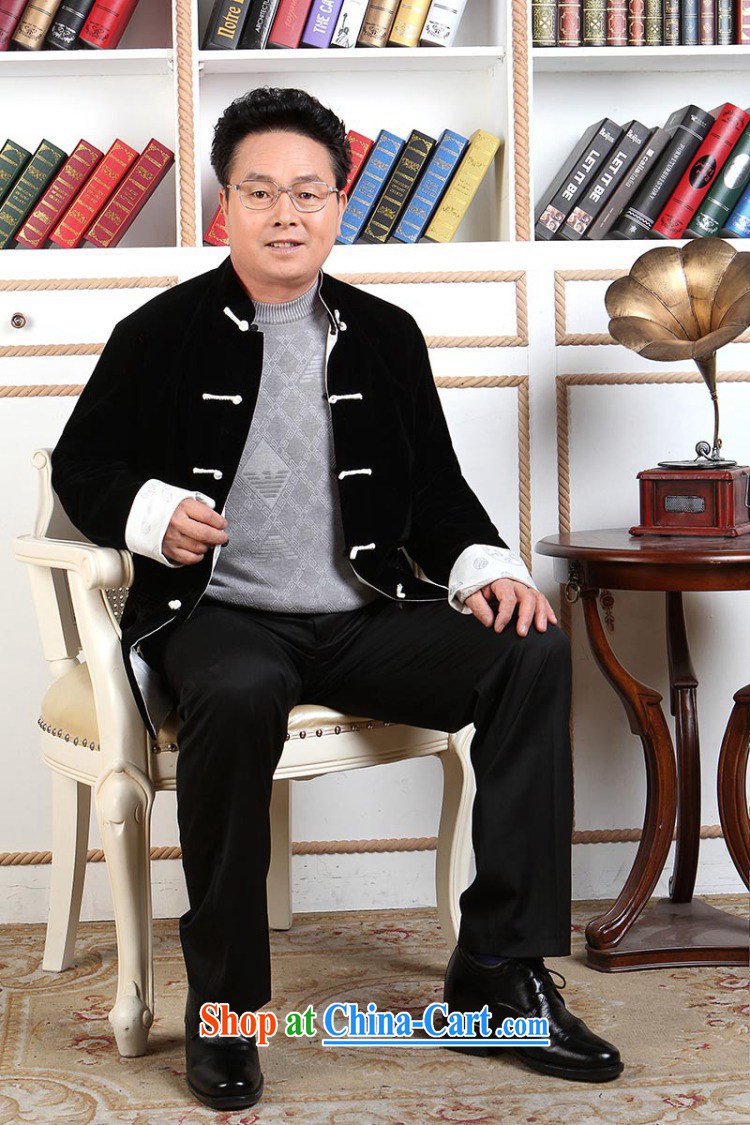 And Jing Ge men Tang with long-sleeved sweater, older Chinese men's parka brigades