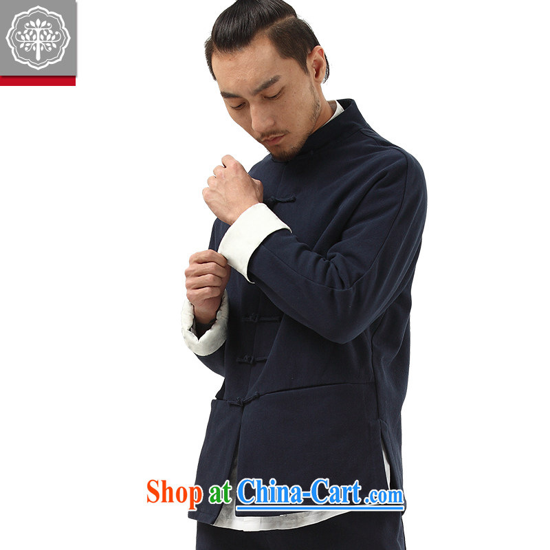 To tree Chinese style Chinese men Han-improved Chinese men's autumn and winter the cotton jacket and lint-free cloth thick Hyun-color jumbo/180, tree (EYENSREE), shopping on the Internet