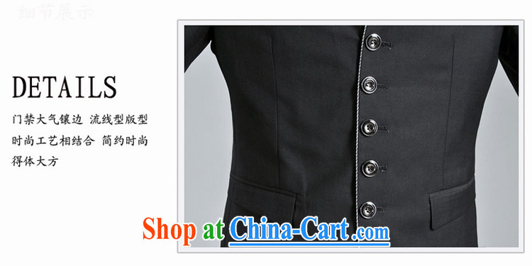 Men's China wind fall/winter New China, smock for men's leisure youth with students suit male and a gray jacket 161,901 PT black 1619 180/XXL pictures, price, brand platters! Elections are good character, the national distribution, so why buy now enjoy more preferential! Health