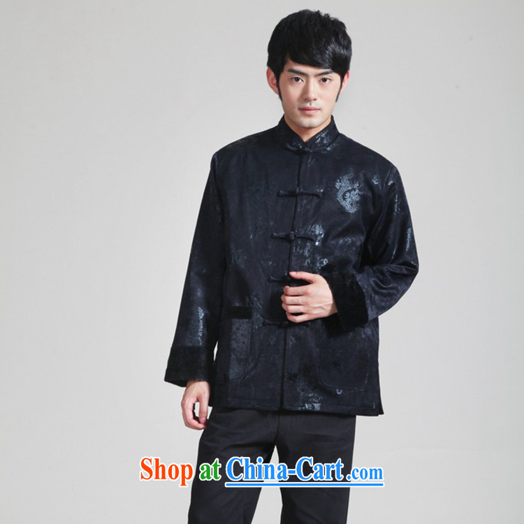 In accordance with the conditions and in the spring and winter and stylish new men and replace the collar fancy stitching father single-buckle Tang with quilted coat - 3 3 XL pictures, price, brand platters! Elections are good character, the national distribution, so why buy now enjoy more preferential! Health