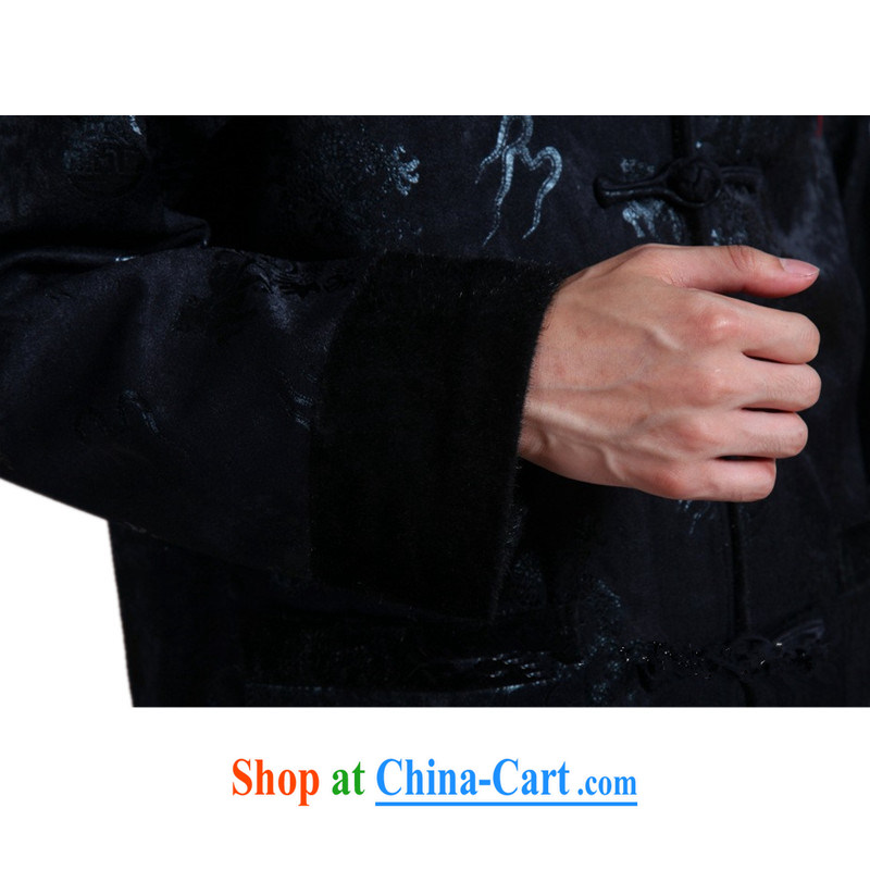 In accordance with the conditions and in the spring and winter and stylish new men's clothing, suits for stitching my father single-buckle Tang with quilted coat - 3 3 XL, in accordance with the situation, and, shopping on the Internet