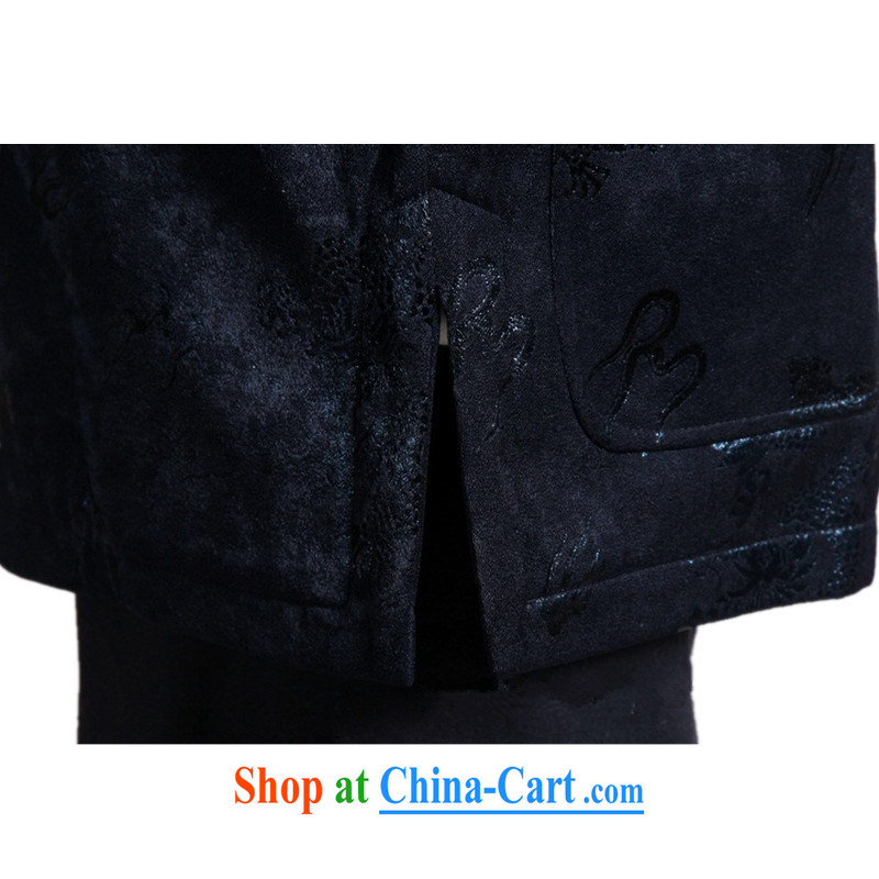 In accordance with the conditions and in the spring and winter and stylish new men's clothing, suits for stitching my father single-buckle Tang with quilted coat - 3 3 XL, in accordance with the situation, and, shopping on the Internet
