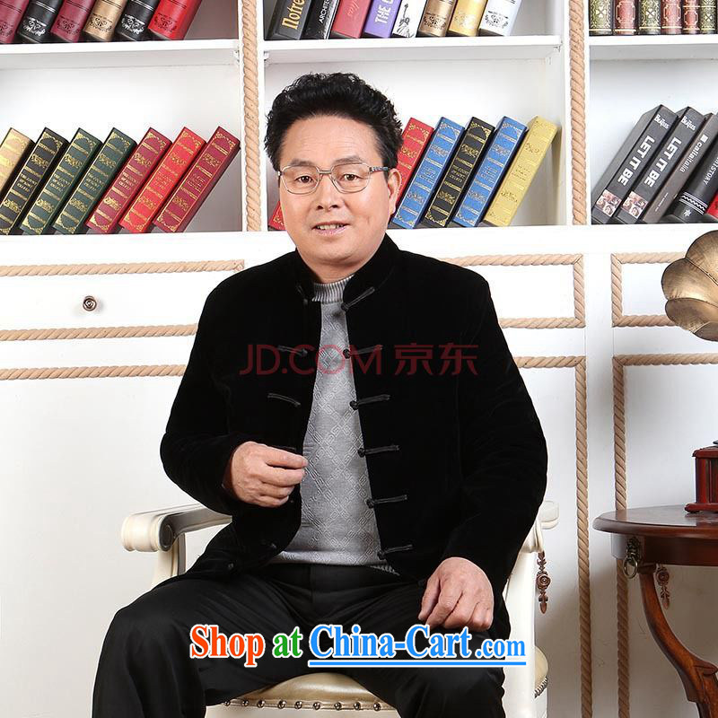 The frequency of taxi Tang with long-sleeved jacket, older, for Chinese men wool parka brigades