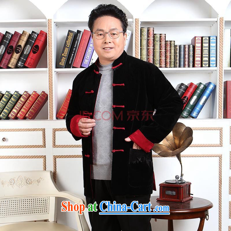 The frequency of taxi Tang with long-sleeved jacket, older Chinese men's parka brigades