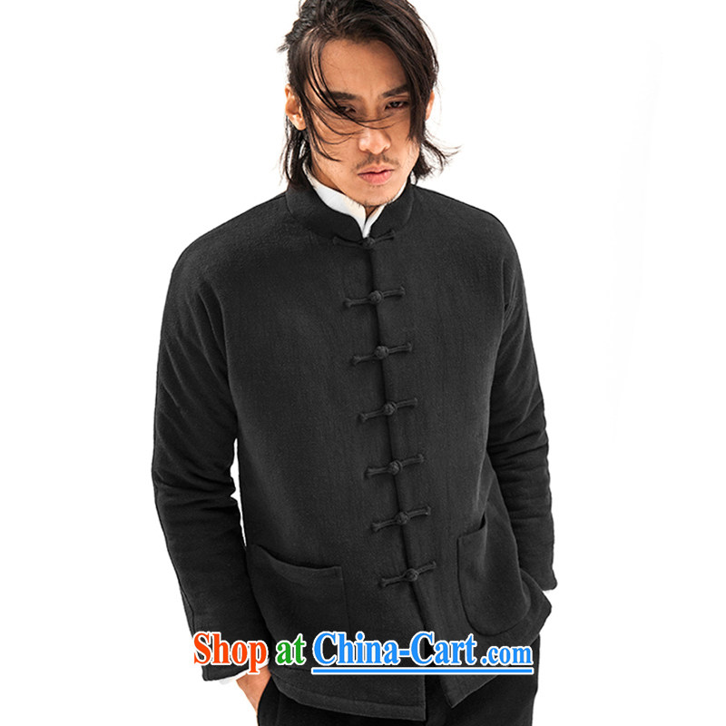 Fujing Qipai Tang winter clothing new cotton clothing China wind double-layer collar Chinese cotton parka brigades
