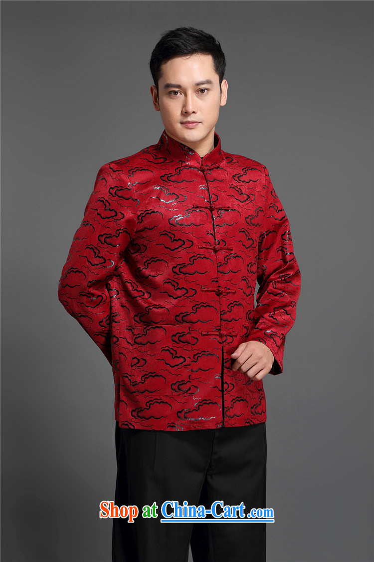 04 new paragraph, AIDS, China wind Man Tang with long-sleeved winter jacket coat male Tang clothing, older persons with autumn brown M pictures, price, brand platters! Elections are good character, the national distribution, so why buy now enjoy more preferential! Health