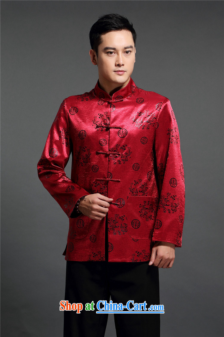 China wind Cotton Men, AIDS, Chinese men and long-sleeved jacket Chinese Spring classical Han-serving Nepal Red XXXL pictures, price, brand platters! Elections are good character, the national distribution, so why buy now enjoy more preferential! Health