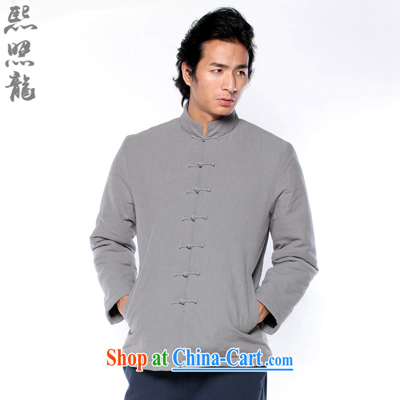 Hee-snapshot Dragon 2014 autumn and winter, Chinese men's long-sleeved shirt thoroughly Chinese cotton Ma folder parka brigades