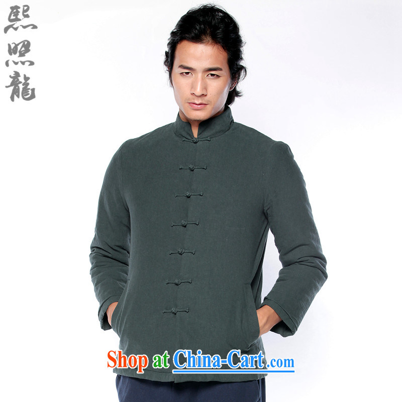 Hee-snapshot Dragon 2014 autumn and winter, Chinese men's long-sleeved shirt thoroughly Chinese cotton Ma folder parka brigades