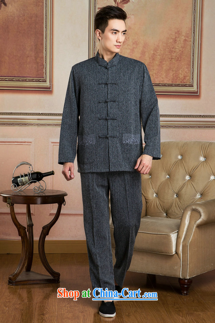 Cotton Joseph Tang replacing men long-sleeved jacket, collar cotton linen Tang replacing kit kung fu T-shirt Tai Chi Kit Kit - 2 Kit XXXL pictures, price, brand platters! Elections are good character, the national distribution, so why buy now enjoy more preferential! Health