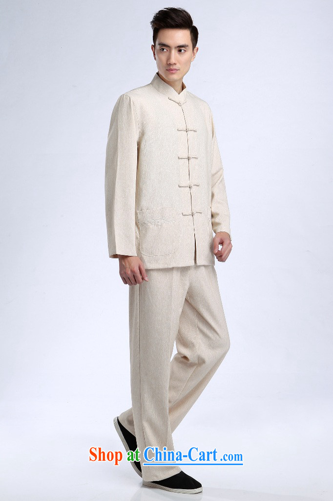 Cotton Joseph Tang replacing men long-sleeved jacket, collar cotton linen Tang replacing kit kung fu T-shirt Tai Chi Kit Kit - 2 Kit XXXL pictures, price, brand platters! Elections are good character, the national distribution, so why buy now enjoy more preferential! Health