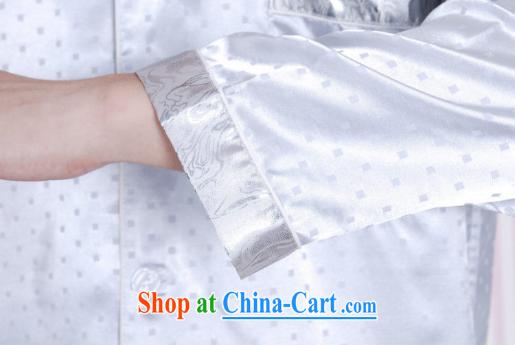 Cotton Joseph Tang with men's long-sleeved dress men damask Tang fitted Pajama Set - A gray XXL pictures, price, brand platters! Elections are good character, the national distribution, so why buy now enjoy more preferential! Health
