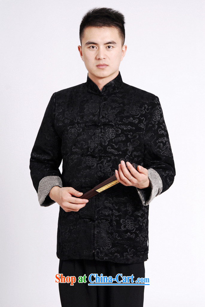 Cotton Joseph Tang replacing men's long-sleeved jacket Tang fitted T-shirt men's jackets Tang replacing the cotton thick black XXXL pictures, price, brand platters! Elections are good character, the national distribution, so why buy now enjoy more preferential! Health
