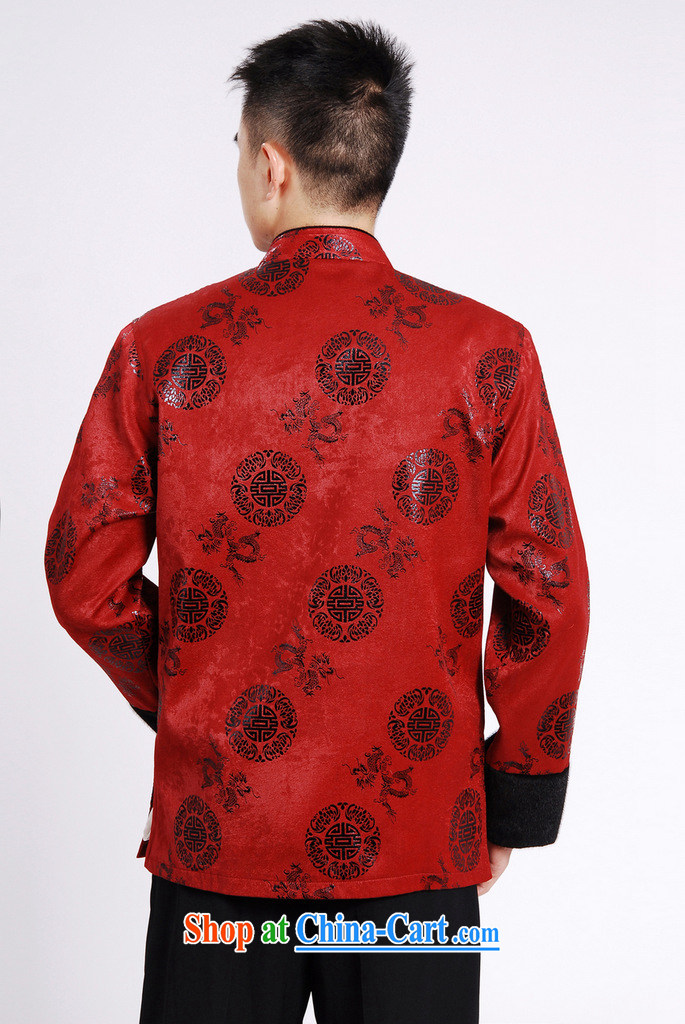 Cotton Joseph Tang replacing men's long-sleeved jacket Tang fitted T-shirt men's jacket water marten hairs Tang with the cotton Thick Red XXXL pictures, price, brand platters! Elections are good character, the national distribution, so why buy now enjoy more preferential! Health