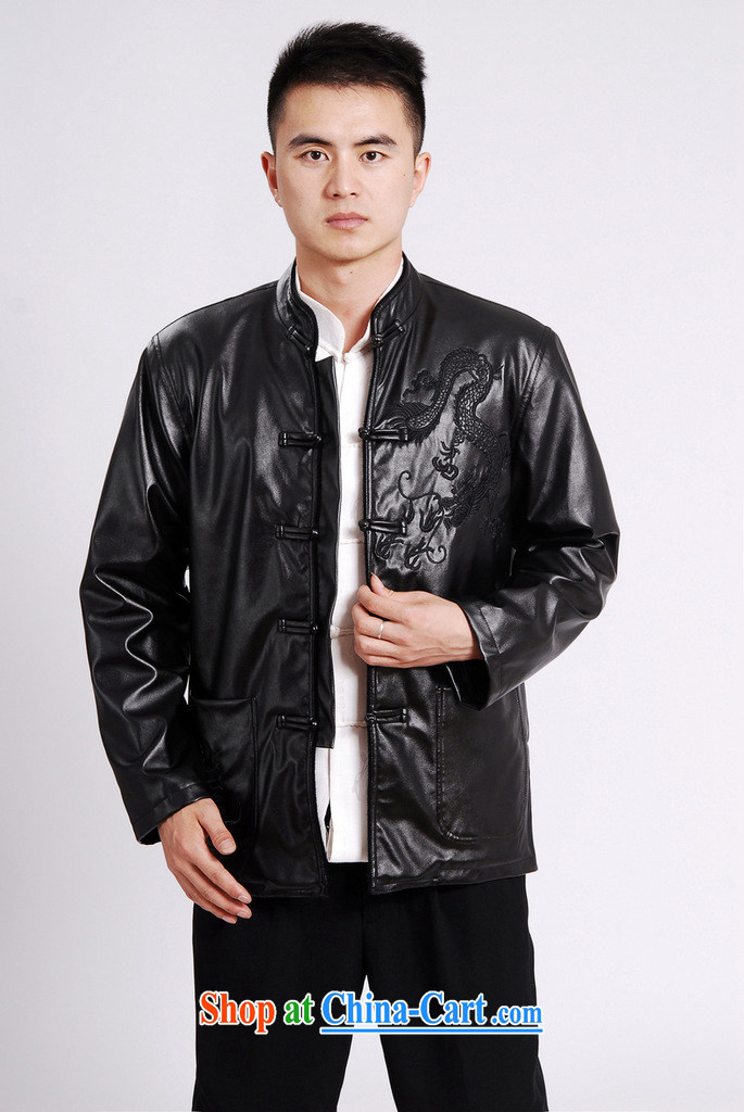 Cotton Joseph Tang replacing men long-sleeved jacket Tang fitted T-shirt men's leather jacket water marten hairs Tang with leather jacket and lint-free cloth brown XXXL pictures, price, brand platters! Elections are good character, the national distribution, so why buy now enjoy more preferential! Health
