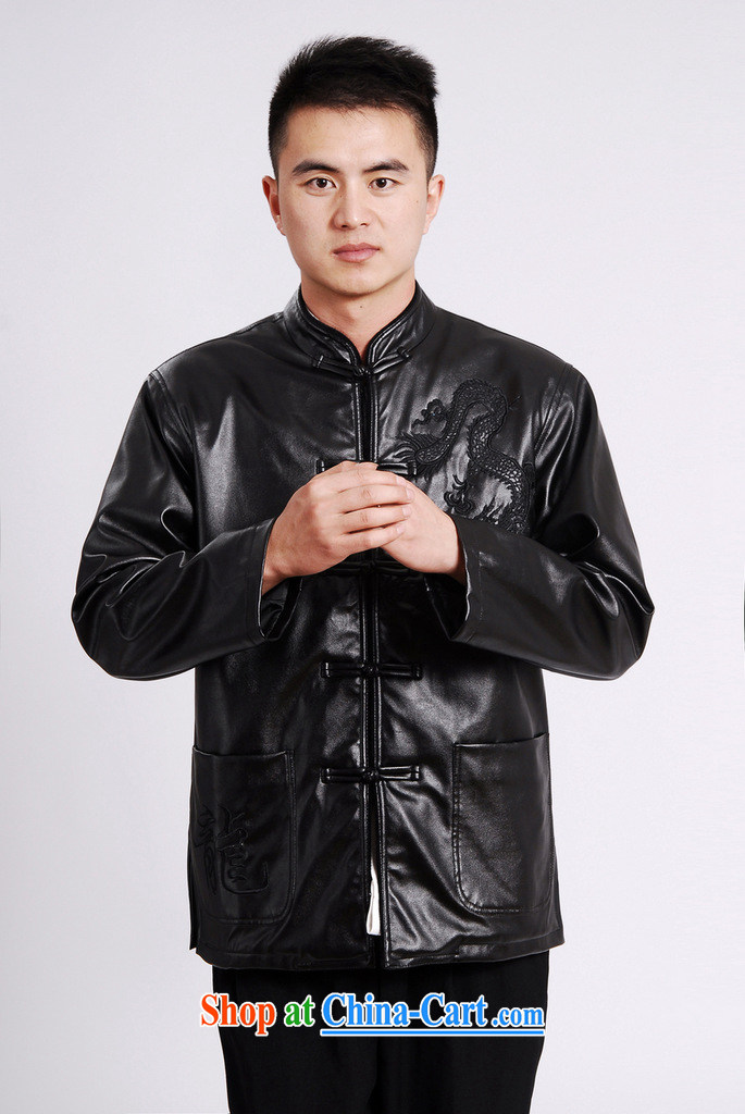 Cotton Joseph Tang replacing men long-sleeved jacket Tang fitted T-shirt men's leather jacket water marten hairs Tang with leather jacket and lint-free cloth brown XXXL pictures, price, brand platters! Elections are good character, the national distribution, so why buy now enjoy more preferential! Health