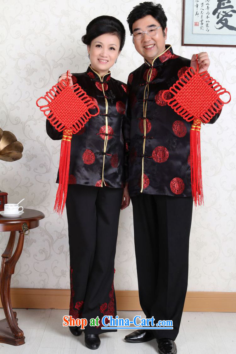 Joseph cotton in older Chinese couples with the leading Chinese wind dress the life jackets wedding stage clothing - D Black men XXXL pictures, price, brand platters! Elections are good character, the national distribution, so why buy now enjoy more preferential! Health