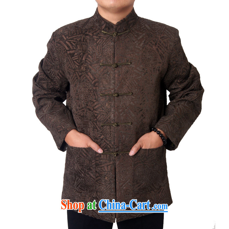 Sureyou men's upscale Chinese Chinese men, who is detained Chinese Spring and replace the older Coat new products 1455, brown 175, British, Mr Rafael Hui, (sureyou), online shopping