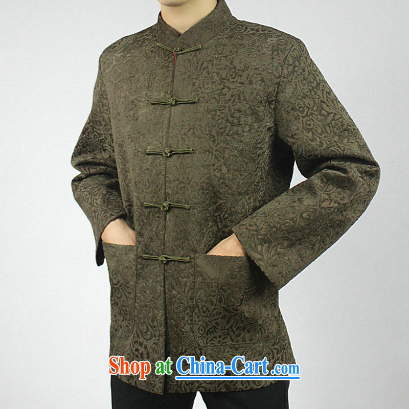 Federal Bob poetry high-end Chinese male, older men and Chinese Spring and Autumn 2015 New Tang replacing manual tray for heavy to take Chinese, for Tang jackets coffee 190/XXXXXL, Federation Bob poetry (lianbangbos), shopping on the Internet