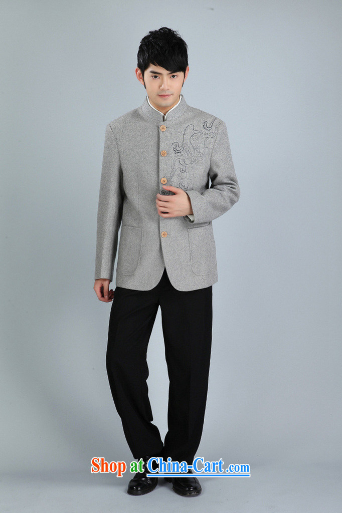 Joseph Cotton Men's smock jacket, collar wool? Tang jackets men Tang with long-sleeved jacket white XXXL pictures, price, brand platters! Elections are good character, the national distribution, so why buy now enjoy more preferential! Health