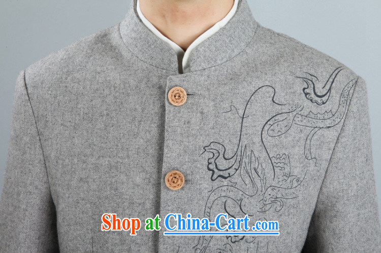 Joseph Cotton Men's smock jacket, collar wool? Tang jackets men Tang with long-sleeved jacket white XXXL pictures, price, brand platters! Elections are good character, the national distribution, so why buy now enjoy more preferential! Health
