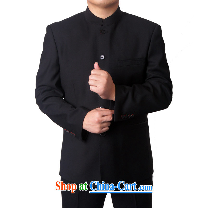 Men's Chinese Wind and China, smock for men's leisure youth replace suit package blue-black suit smock #197 black 190, the British Mr Rafael Hui (sureyou), online shopping